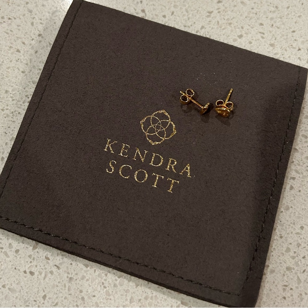 Kendra Scott Maia Heartburst Single Stud Earring in 18k Gold Vermeil